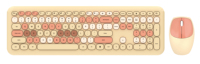 Ensemble clavier et souris sans fil MOFii, différentes couleurs avec touches mignonnes pour filles, pour le bureau ou la maison, compatible avec les ordinateurs portables, en stock