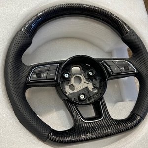 Volante de Fibra de Carbono Real para Automóviles <span class=keywords><strong>Audi</strong></span> A6 C7 A5 S3 S5 B9 A4 B8.5 8V A3 8P, Piezas Interiores de Automóviles, <span class=keywords><strong>Precio</strong></span> de Fábrica en China - Product Image 5