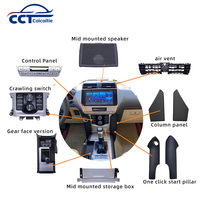 Accesorios para Automóviles, Consola Interior Mejorada LHD RHD para Land Cruiser Prado 2010-2017 FJ150, Kit de Actualización 2018-2021 LC150