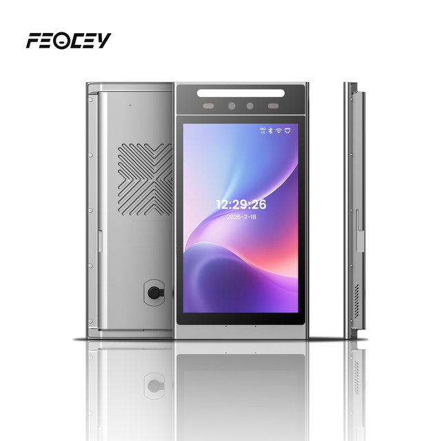 Feocey FCV5006 Hot Selling Android 11 Biometric Access Control Face NFC RFID 13.56 QR POE Time Recording WIFI Night Vision Reset