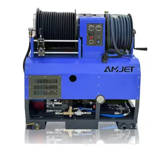 Amjet Blau kundenspezifisch Auto-Befestigung Abwasser Dredgemaschine für Reinigung Rohrleitungs-Salt
