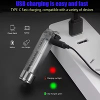 Senter Mini Ringan Senter LED Super Terang untuk Memancing dan Penerangan Sehari-hari