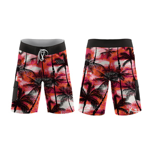 Pantaloncini da Spiaggia in Poliestere ad Asciugatura Rapida con Logo Personalizzato, Abbinabili a Maglie Sportive per Surf e Nuoto Estivo - Product Image 1