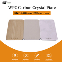 Panneau mural en cristal de carbone haut de gamme, intégré, imperméable et durable, pour la décoration intérieure, couleurs personnalisables disponibles