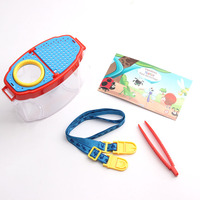High Quality Handheld 5x Clear Plastic Magnifying Glass Jar Optically Useful Bug Viewer