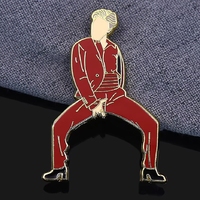Épinglette en émail personnalisée d'usine, divers modèles pour meilleurs amis, amitié, Kpop, musique, hommes, OEM, dessin animé, Kpop, garçons, épinglette en métal pour revers