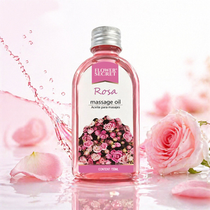 Flower <span class=keywords><strong>Secret</strong></span> Safe, Aceite de Masaje Corporal Hidratante y Blanqueador con Compuesto de Rosas Orgánicas Naturales, Sin Efectos Secundarios, para Todo Tipo de Piel - Product Image 2