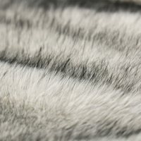 Plaid en fausse fourrure, peluche cationique, style nordique, 550 g/m², fourrure de vison marron doré à bords dorés, épais, élégant, moderne, pour salon
