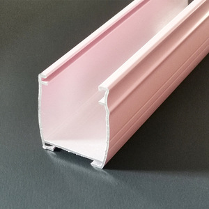 Rail de rideau en alliage d'aluminium en forme de U, 6 mètres, couleur argent, installation facile pour accessoires de stores enrouleurs - Product Image 2