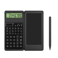 Calculatrice scientifique portable pliable à 10 chiffres avec tableau d'écriture, certifiée BSCI, modèle ELECTRON CALCUL, vente chaude
