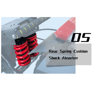สกู๊ตเตอร์ไฟฟ้า USA Stock Toursor X14 NFC Start E-Scooter 72V 10000W 40Ah มอเตอร์คู่ เบรกไฮดรอลิก ระบบกันสะเทือนคู่ ไฟ RGB - Product Image 4