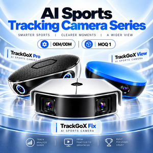 Caméra de suivi de football TrackGoX AI 1080p/4K CMOS 180° grand angle étanche IP66/IP54 OEM ODM pour sports de plein air basés sur l'IA - Product Image 1