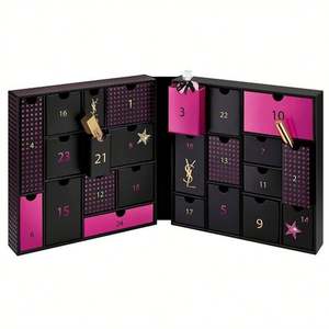 Calendrier de l'Avent personnalisé vide, emballage cadeau de luxe en carton pour cosmétiques et produits de beauté, compte à rebours de Noël - Product Image 4