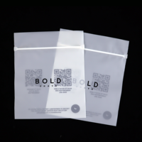 Sac à fermeture éclair refermable biodégradable écologique Sacs d'emballage de vêtement en plastique avec logo personnalisé Sac de vêtement