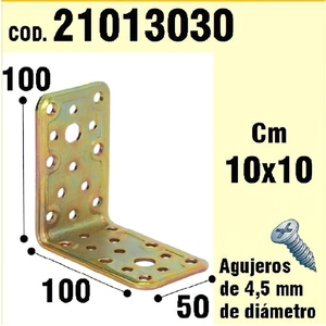 Supporto Angolare in Legno 50x 100x 100 mm. - Product Image 1