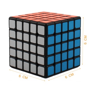 Cubo Mágico de Velocidad <span class=keywords><strong>Moyu</strong></span> Meilong Serie <span class=keywords><strong>5x5</strong></span> con Base Negra y Adhesivos, Venta al Por Mayor - Product Image 3