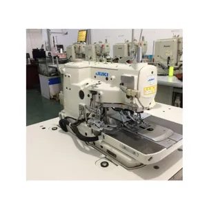 Used JUKIS 3200 SS Computer-controlled, Eyelet Buttonholing Machine with good condition the button holding machine