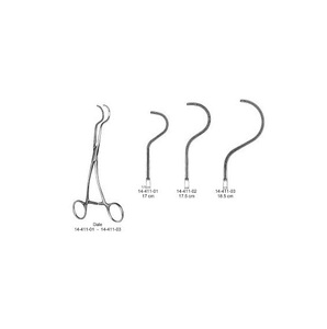 Dale Atrauma Pinces Cardiovasculaires Pinces 17cm Instruments Chirurgicaux Cardiovasculaires Qualité Allemande Acier Inoxydable Mahersi - Product Image 1