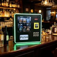 Distributeur automatique compact 24h/24, 6 compartiments, avec lecteur de carte de crédit, SDK activé, réseau 4G, cigarettes, briquets, chewing-gums, boissons énergisantes