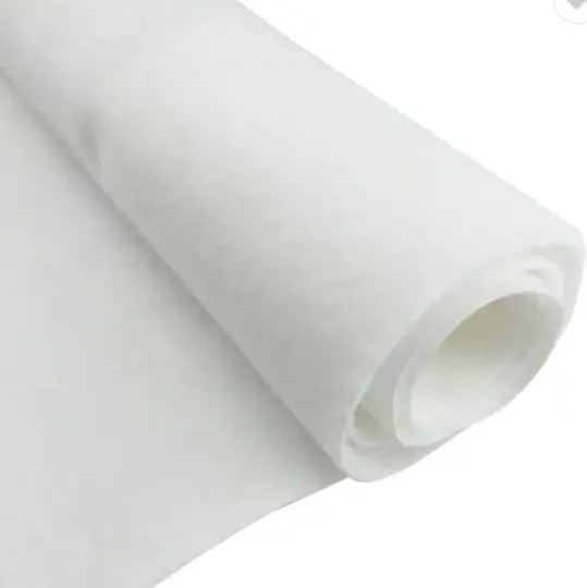 Pasokan pabrik langsung selimut putih fill Polyfill Polyester Padding Batting wlatting