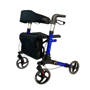 Déambulateur pour personnes âgées Hebei Hanbang en alliage d'aluminium, pliable, léger, à 4 roues, chariot de courses pour personnes handicapées, aide à la mobilité - Product Image 2