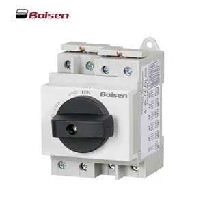 NL1 seri DIN rel dipasang 1000V 1200V DC sakelar Isolator dengan pegangan tuas