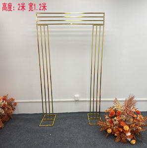 Decorazione del palcoscenico per eventi cornice in oro in acciaio inossidabile con sfondo ad arco nuziale non ci sono ancora <span class=keywords><strong>recensioni</strong></span> - Product Image 4