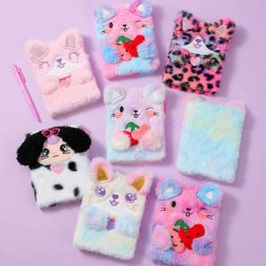 Journal moelleux imprimé chat mignon A6 ligné 160 pages, cadeau pour enfants, adolescents, filles, femmes - Product Image 4