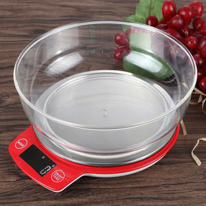 Balance de cuisine numérique Dongguan 3kg 5kg, précision, acier inoxydable, électronique, pour la pâtisserie et la cuisine, avec bol en verre - Product Image 1
