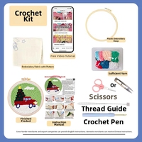 Kit de broderie Punch Needle DIY, matériel de broderie artisanal, cours de artisanat, tissage, pour enfants et étudiants
