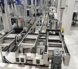 Multi-Function Double Plus Chain Free Flow Accumulation Conveyor Aluminum Profile Stainless Steel Belt Food Shop Home Use Retail - Product Image 6