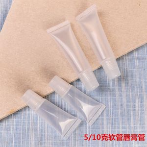 Tubos Cosméticos de 5 y 10g, de Plástico con Boquilla Inclinada y Tapa de Rosca, para Brillo Labial, Tinte Labial, Hidratante, Origen China, Personalizables - Product Image 5