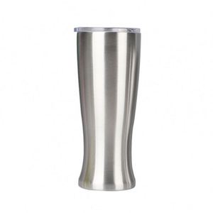 Gobelet isotherme en acier inoxydable de 20 oz avec couvercle - Tasse de voyage à double paroi, gobelet de voiture et verre à bière, cadeau promotionnel - Product Image 4