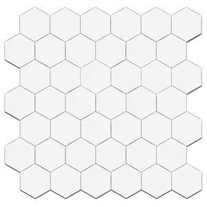 <strong>Stick</strong> <strong>on</strong> Self Adhesive Vinyl Pvc Composite Black Marble Hexagon Peel and <strong>Stick</strong> Mosaic <strong>Tiles</strong> <strong>for</strong> Kitchen Backsplash <strong>Bathroom</strong> Wall - Product Image 5