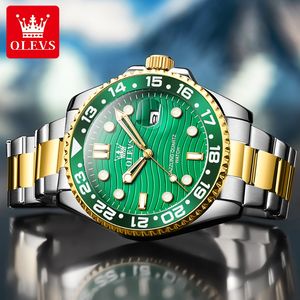OLEVS 3610 OEM personalizado de lujo clásicos Logotipo de acero marca calendario impermeable luminoso reloj de Negocios Deportes reloj de cuarzo para hombre - Product Image 2