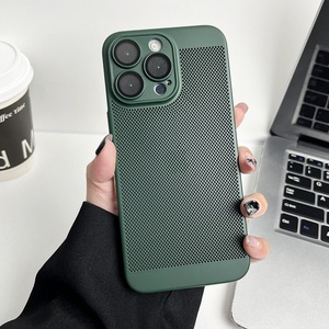 Funda Protectora de Malla Transpirable para iPhone 14 Plus 11 12 13, Carcasa de PC con Cristal para Lente, Compatible con 15 Pro Max 16 17 - Product Image 5