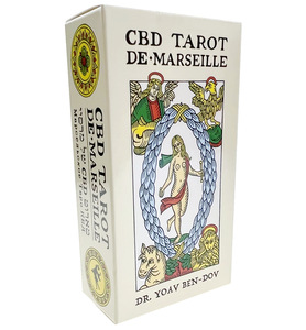 Jeu de tarot de Marseille, cartes de tarot imperméables, cartes oracle avec guide, jeu de table prêt à être expédié - Product Image 1