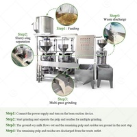 Ligne de production complète de lait de soja Broyeur automatique commercial Usine de fabrication de tofu Prix de la machine