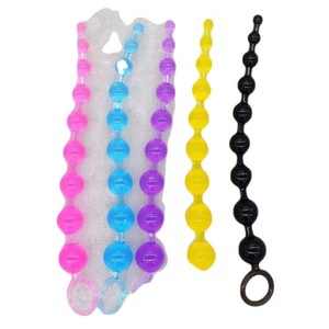 Anal Beads Soft Rubber Waterproof Anal Sex Toys For Adult Stimulation Long Beads - Product Image 2