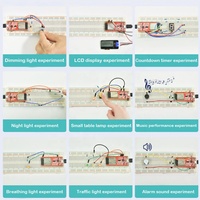 Kit de démarrage IoT DIYmall ESP32, kit d'apprentissage des capteurs WiFi BT ESP32, édition complète à distance pour l'éducation STEM Arduino