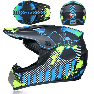 Lichtgewicht Zomer Geschikt Voor Zowel Mannen Als Vrouwen Abs Outdoor Sport Off-Road Motorfiets Volledige Helm - Product Image 1