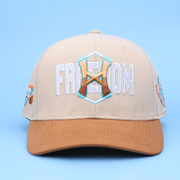 Gorra de Béisbol Premium Unisex de 6 Paneles, Casual, OEM, al por Mayor, con Logotipo Personalizado, CMYK, Bordado 3D, Dos Tonos, Ajustada, Cierre Trasero, Más Modelos