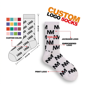 Conception GRATUITE, PAS DE QUANTITÉ MINIMALE DE COMMANDE, OEM, Créez vos propres <span class=keywords><strong>chaussettes</strong></span> à marque privée, <span class=keywords><strong>Chaussettes</strong></span> <span class=keywords><strong>personnalisées</strong></span> à la mode - Product Image 2