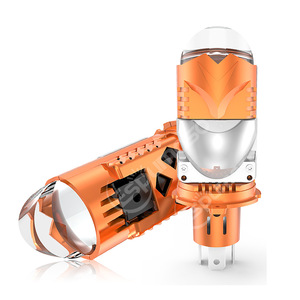 H4 Direct Plug Lens <b>Led</b> <b>Headlights</b> 30000 Lm 50W Orange Version For Car General Use - Product Image 4