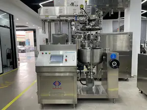 Pequena capacidade Laboratório Inteligente Perfume Creme Vácuo Misturando Tanque Homogenizador Emulsivo Mixer Machine Para Cosméticos Chemic
