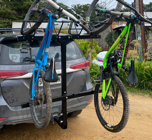 Precio de fábrica Enganche Vertical Estante para bicicletas Escalera de almacenamiento para automóviles de acero al carbono Portador de bicicletas para 4 bicicletas - Product Image 6