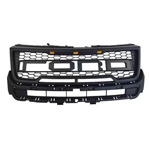 Parrilla para Ford Explorer 2016-2018 con Barra de Luces LED, Estilo Malla para Parachoques Delantero - Product Image 5