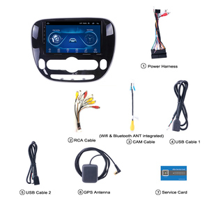 Wanqi 9 pulgadas 4 núcleos Android 11 Car Audio Dvd reproductor Multimedia Radio Video estéreo Gps sistema de navegación para <span class=keywords><strong>Kia</strong></span> <span class=keywords><strong>Soul</strong></span> 2013-2018 - Product Image 5