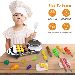 Meilleure vente Simulation 69 PCS Glow Sound & Spray Fonctions 2 en 1 BBQ Grill Cuisson Enfants <span class=keywords><strong>Cuisine</strong></span> Extérieure Ensemble Jouet - Product Image 3