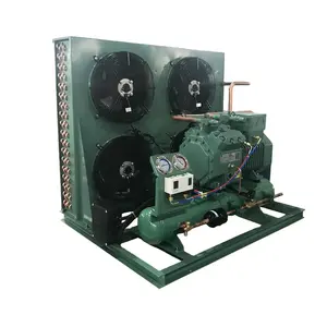 Compressor de refrigeração, gás r404 bitze 25hp 20hp 30hp 15hp 12hp 10hp congelar unidades de condensação industrial do quarto frio